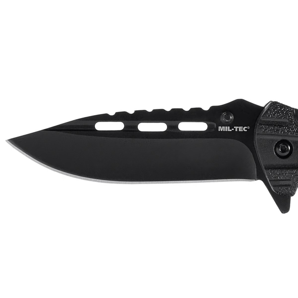 Nóż składany Mil-Tec Paracord z krzesiwem - Black