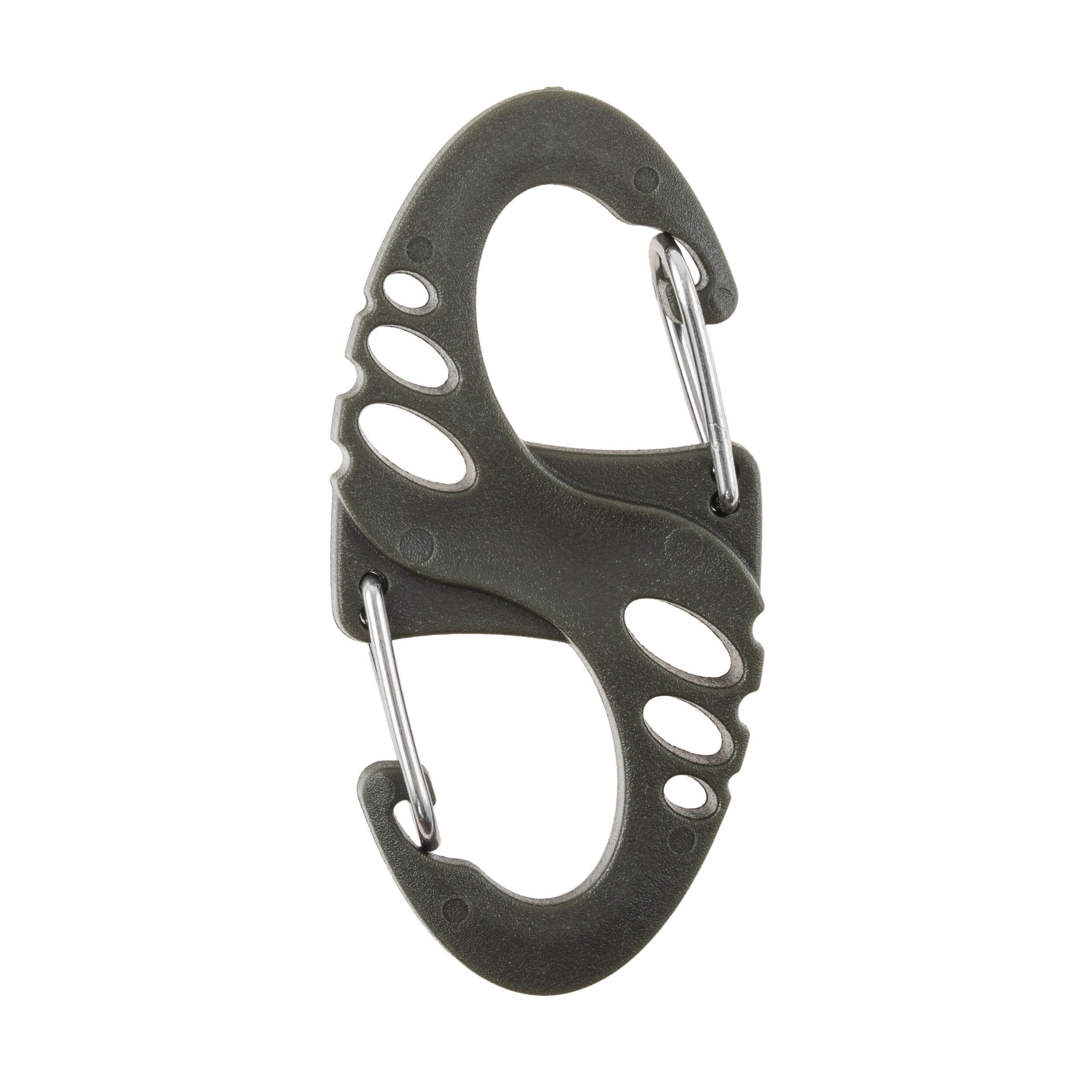 Zestaw karabińczyków Mil-Tec S-Hook Olive - 10 szt.