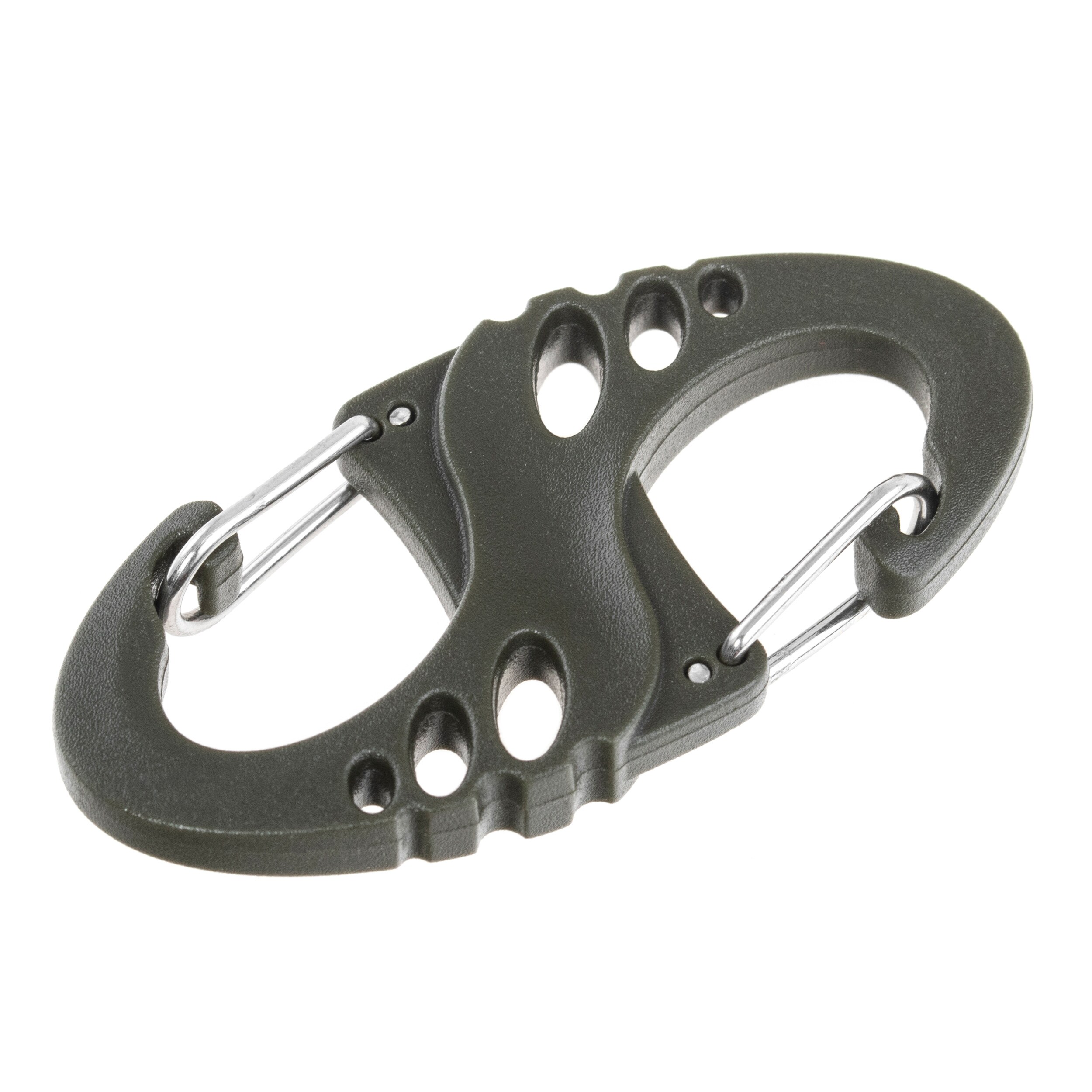 Zestaw karabińczyków Mil-Tec S-Hook Olive - 10 szt.