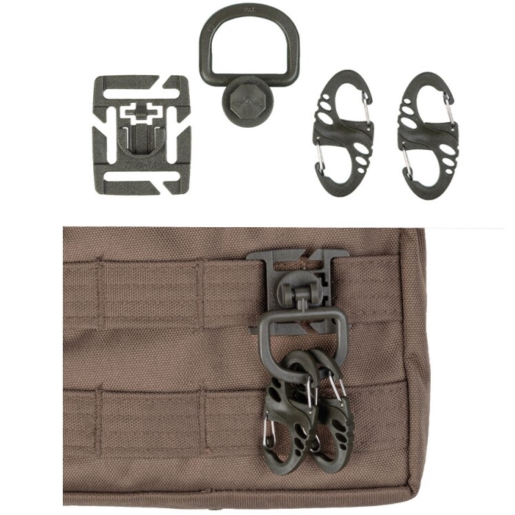 Zestaw uchwytów Mil-Tec Ultimate Tactical do systemu MOLLE - Olive