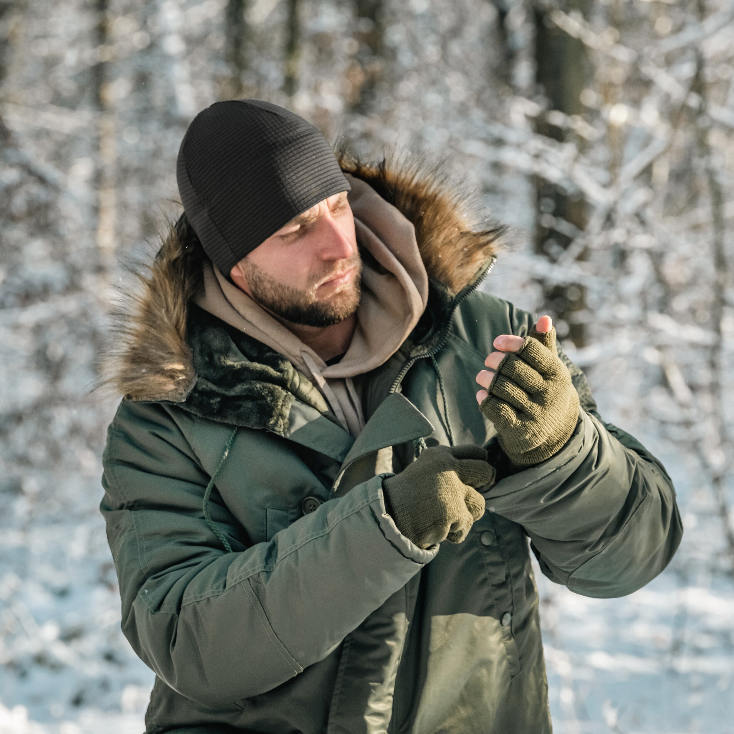 Czapka Mil-Tec Quick Dry - Black