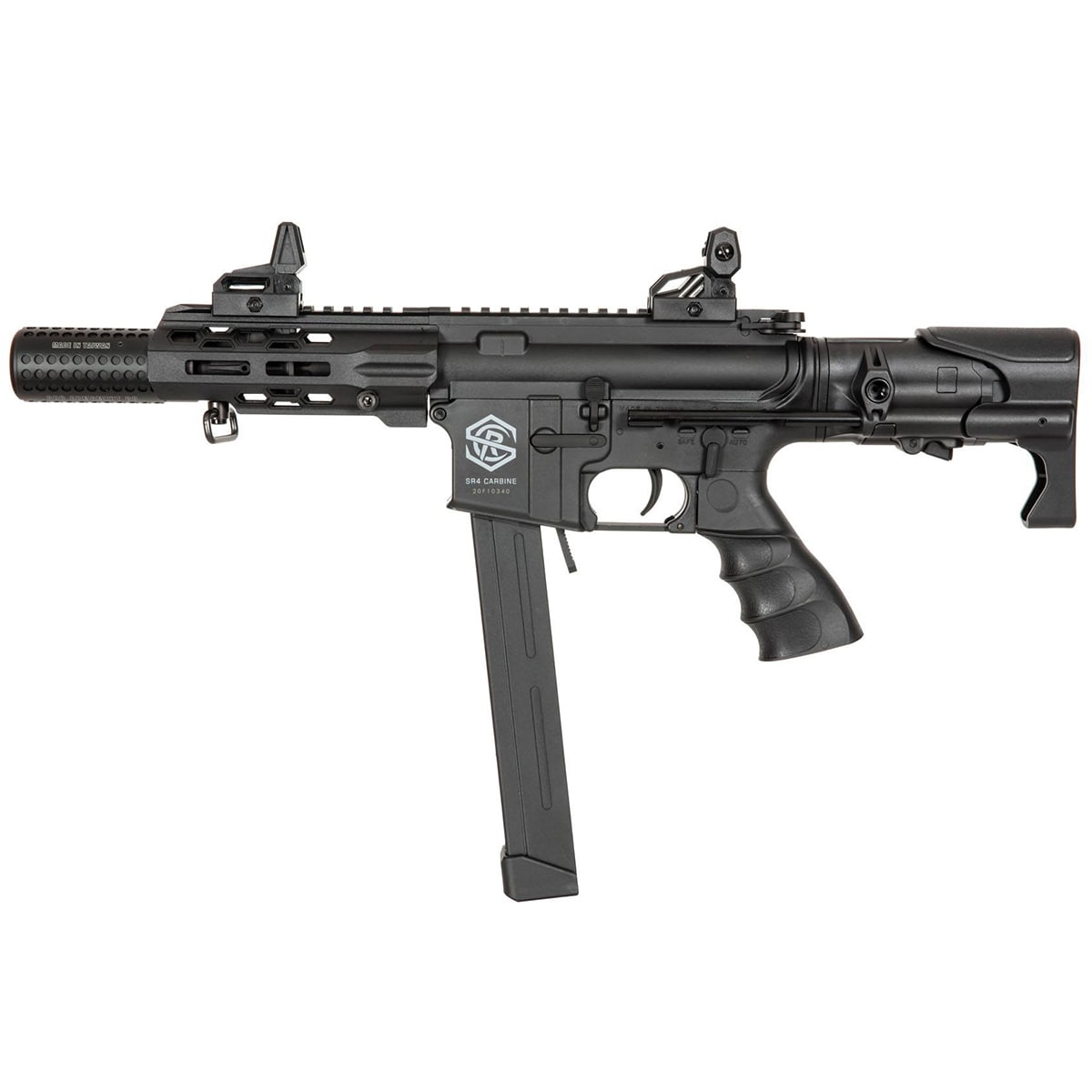 Пістолет-кулемет AEG SRC SR4 Falcon-ZS - Black