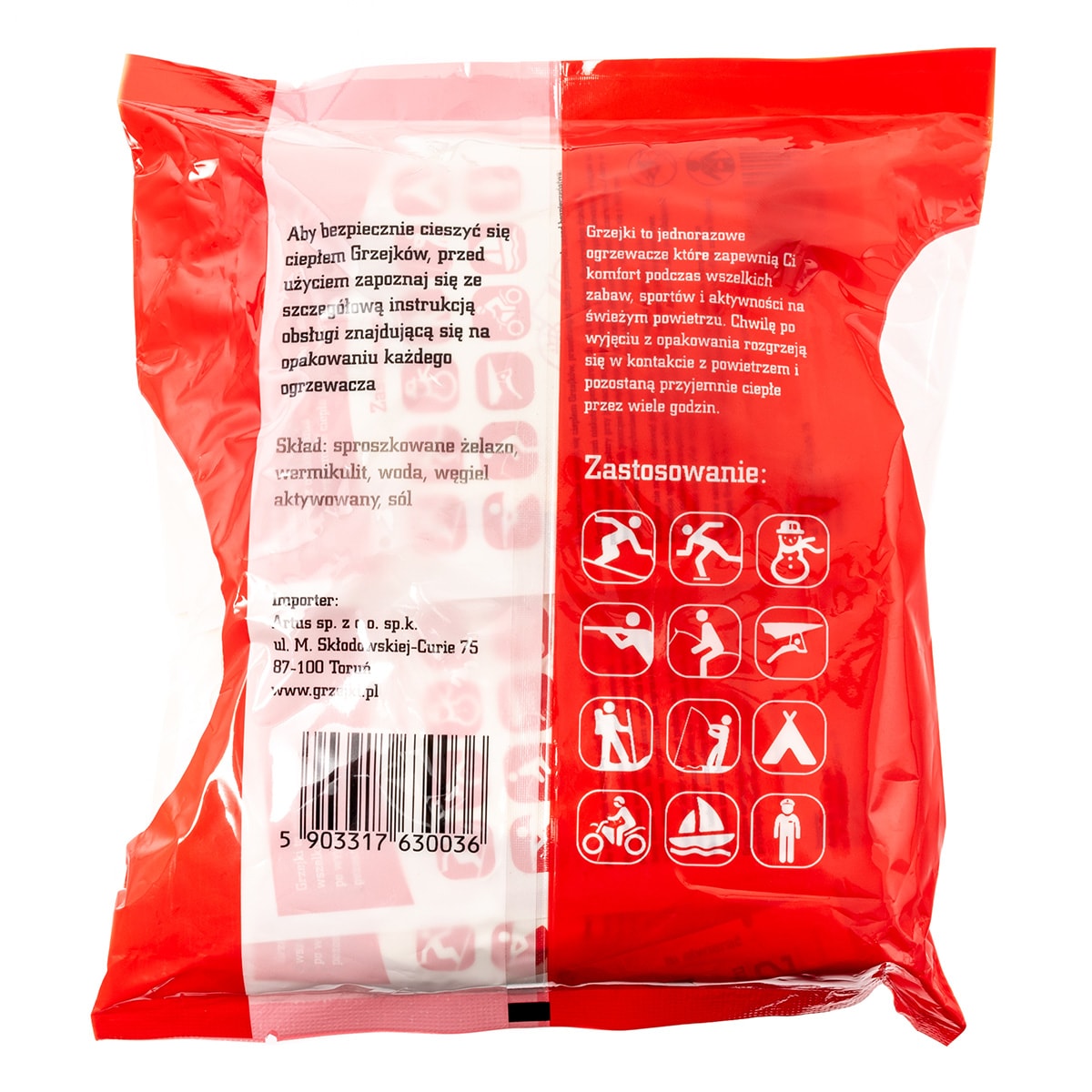 Ogrzewacz chemiczny Grzejki do stóp - 10 par