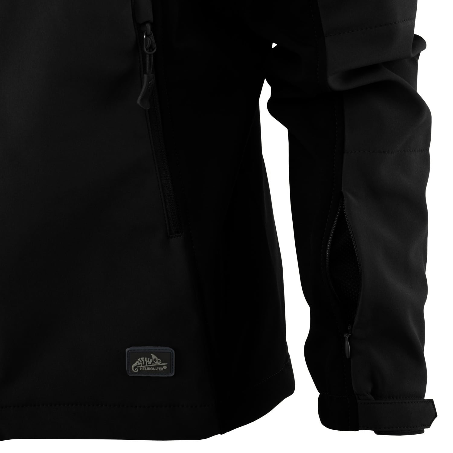 Жіноча куртка Helikon Gunfighter Softshell - Black