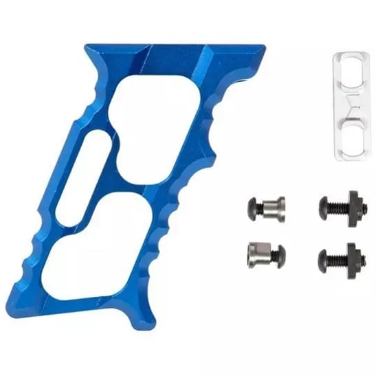Aluminiowy kątowy chwyt przedni 5KU M-LOK/KEYMOD - Niebieski