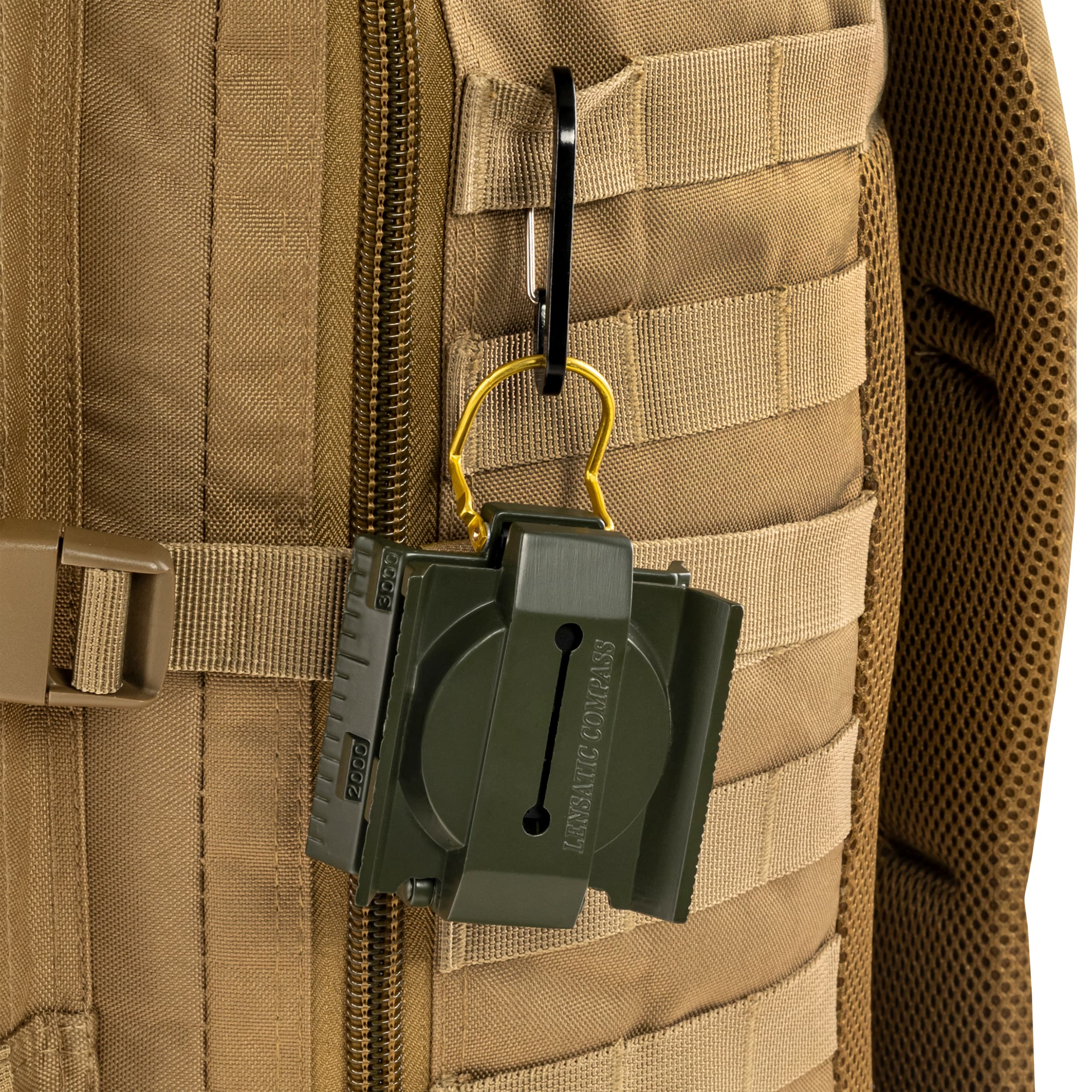 Busola Mil-Tec US Metal z podświetleniem - Olive