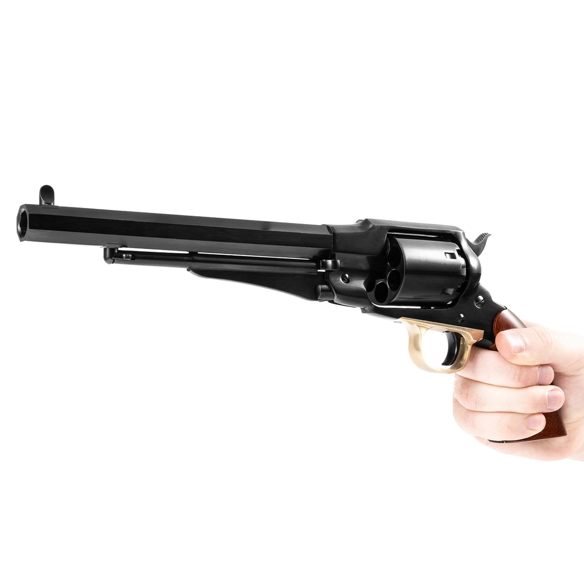 Rewolwer czarnoprochowy Uberti 1858 New Improved Army .44 8