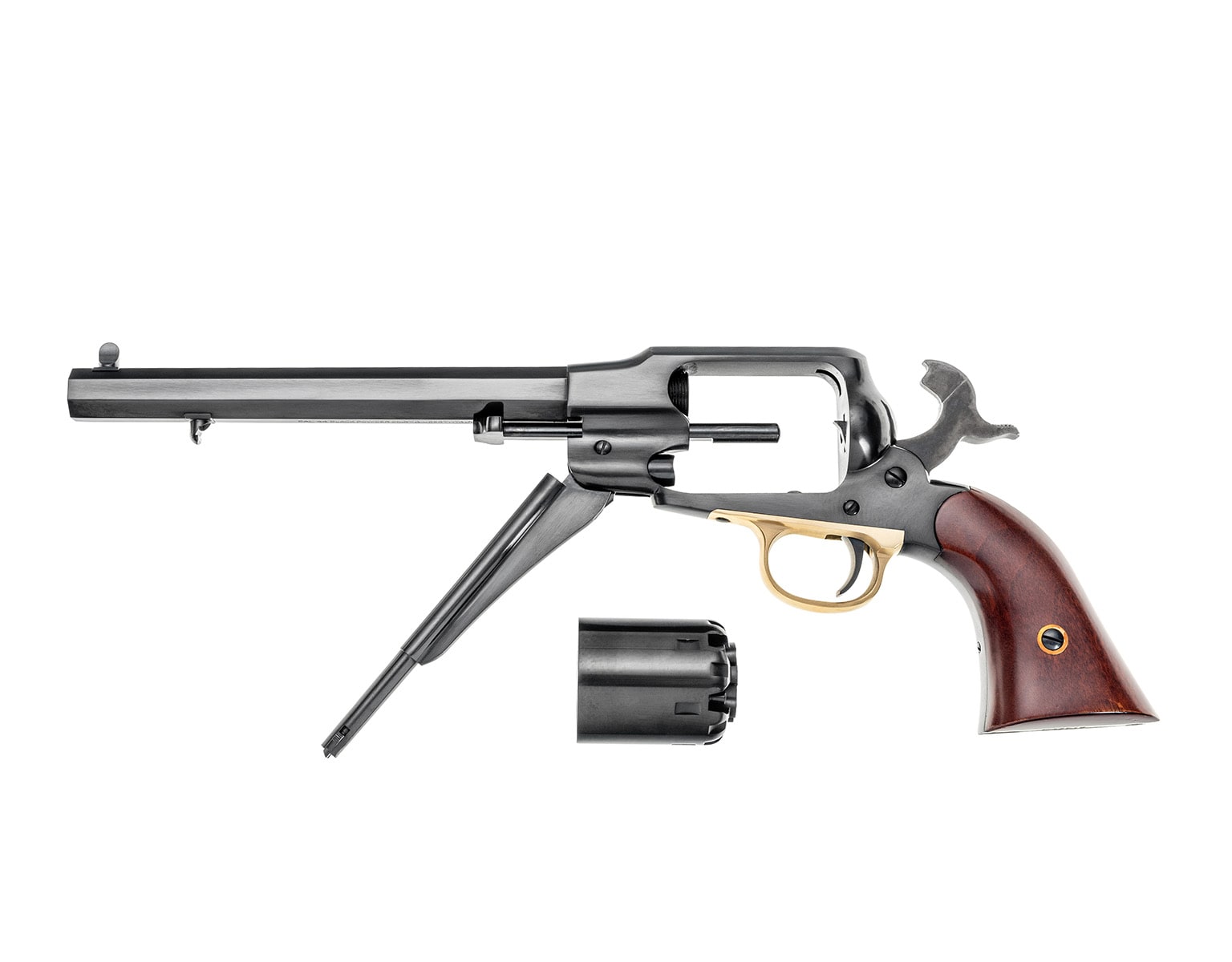 Rewolwer czarnoprochowy Uberti 1858 New Improved Army .44 8
