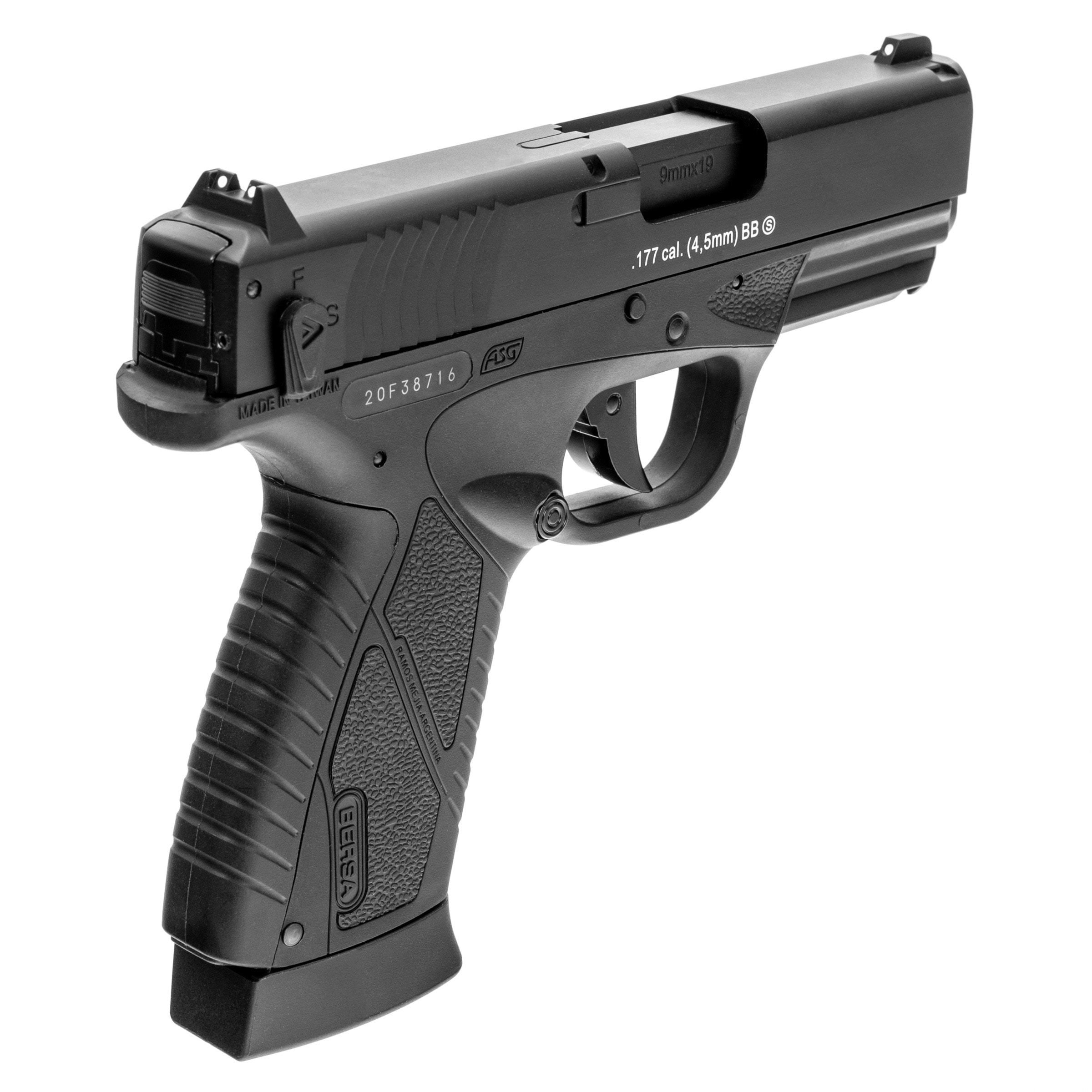 Bersa BP9CC MS GBB CO2 4,5 mm Airgun