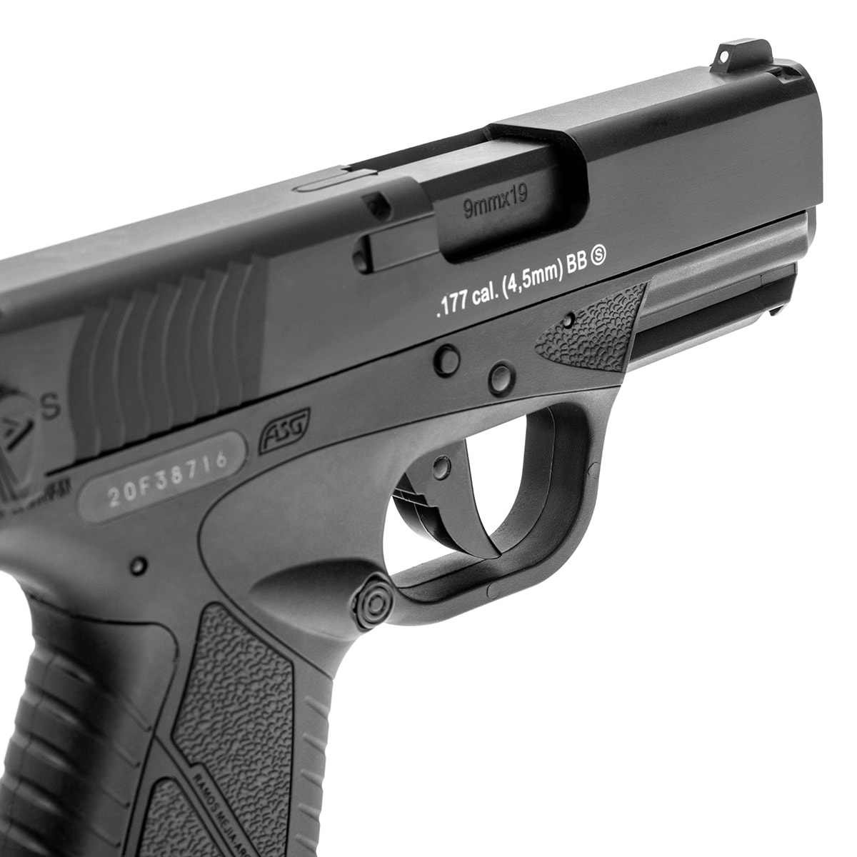 Bersa BP9CC MS GBB CO2 4,5 mm Airgun