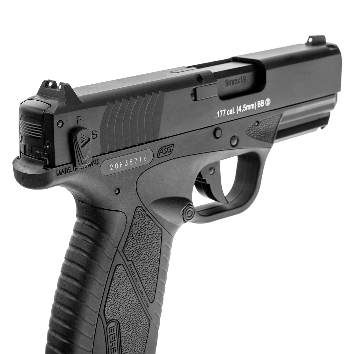 Bersa BP9CC MS GBB CO2 4,5 mm Airgun