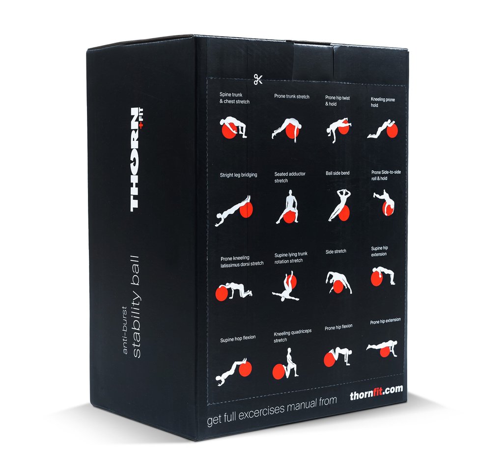 Piłka gimnastyczna Thorn+Fit - Black