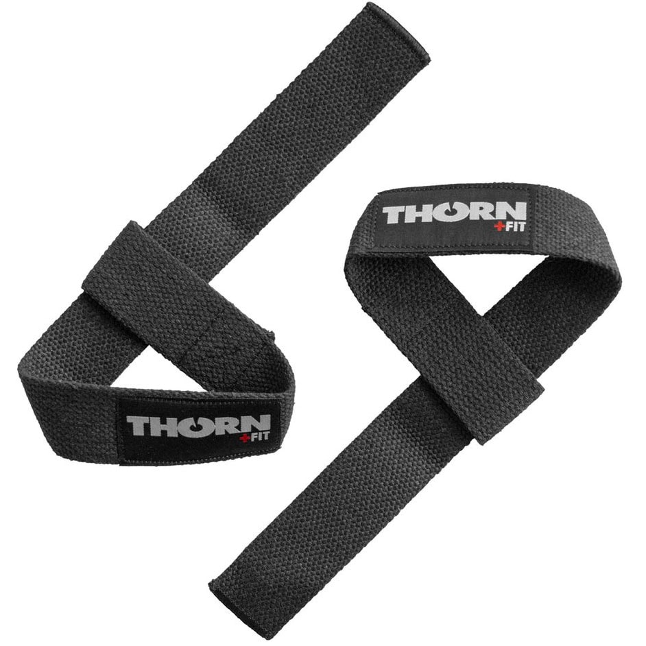 Лямки для важкої атлетики Thorn+Fit - чорні