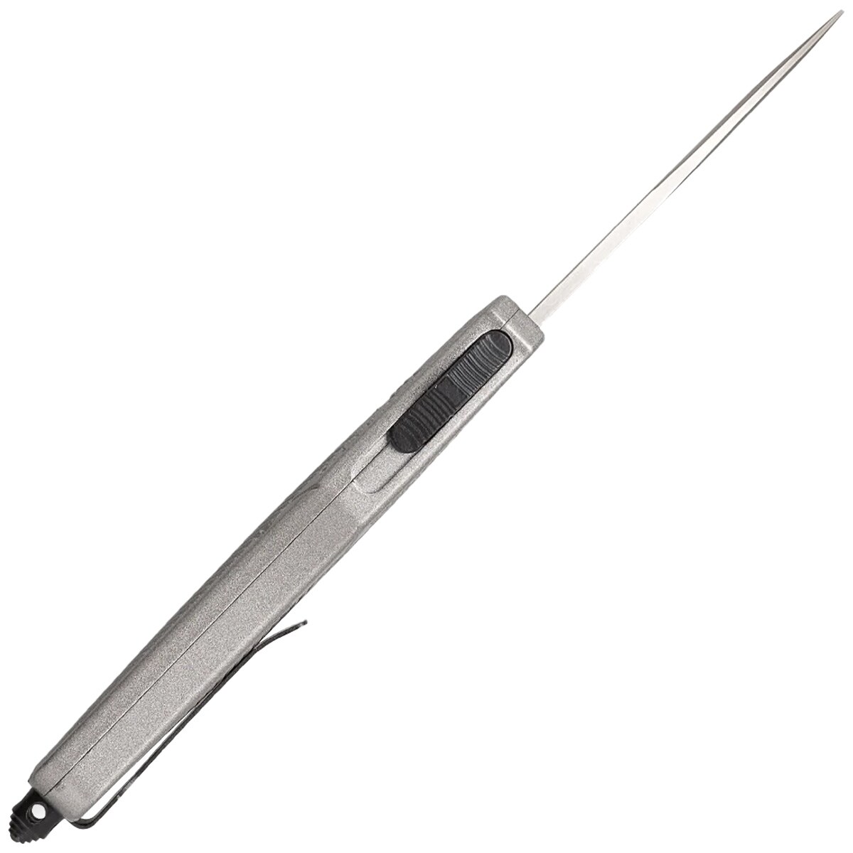 Nóż sprężynowy CobraTec Medium CTK-1 Drop-Point - Silver
