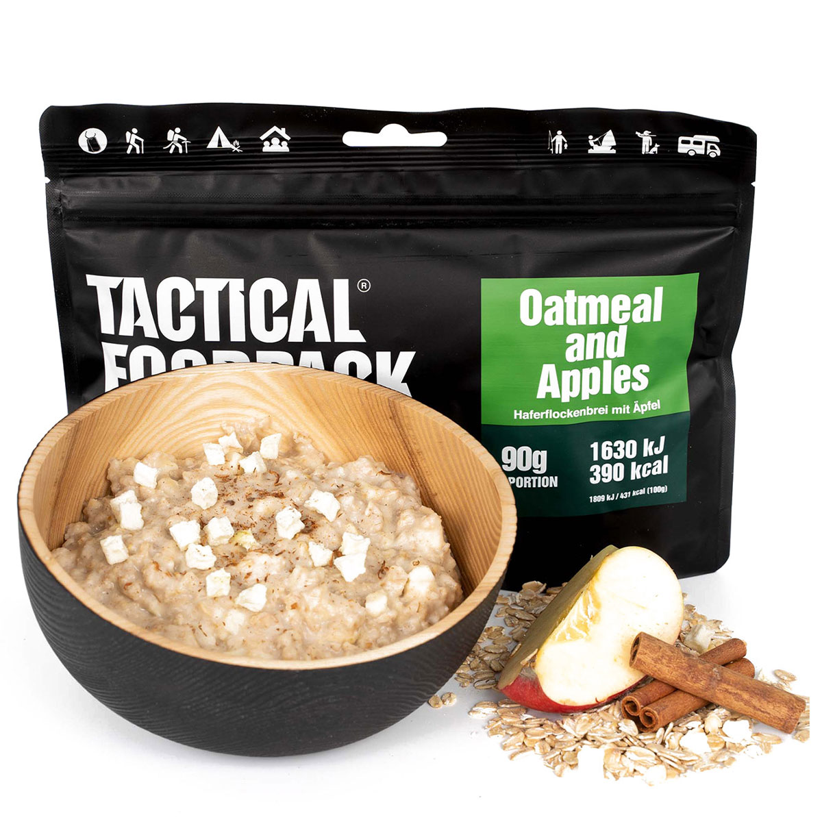Сублімовані продукти Tactical Foodpack - Вівсянка з яблуками 90 г