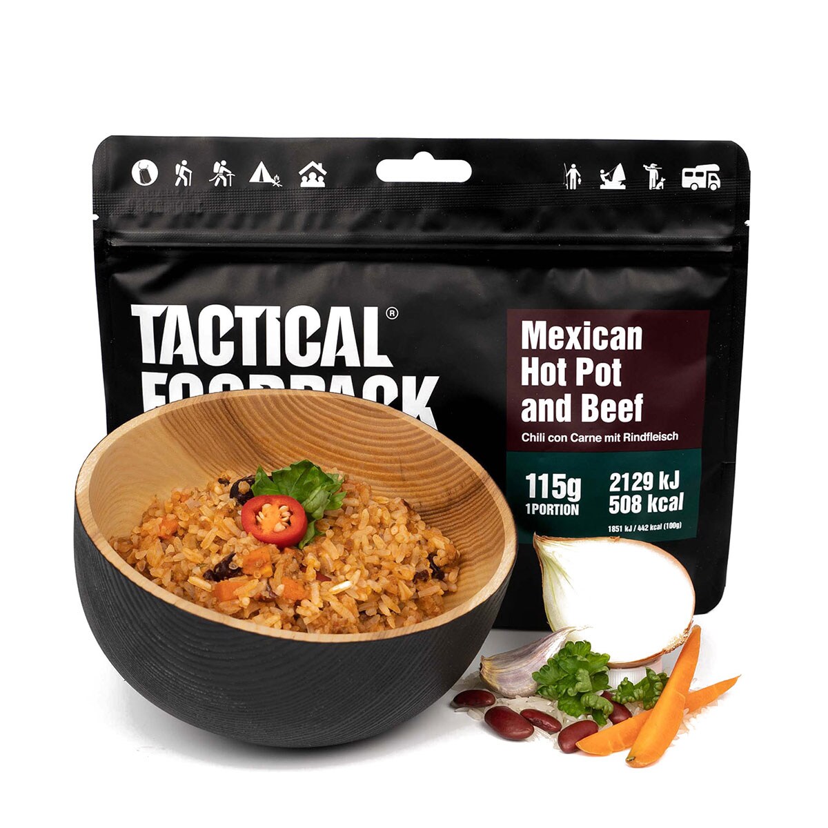 Сублімований сухий пайок Tactical Foodpack - Мексиканська страва з яловичиною 115 г