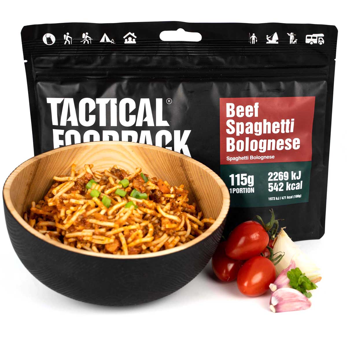 Сублімовані продукти Tactical Foodpack - Спагеті Болоньєзе 115 г