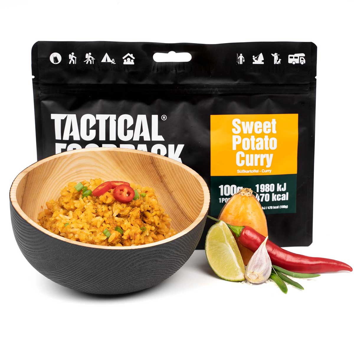 Сублімовані продукти Tactical Foodpack - Ямс каррі 100 г