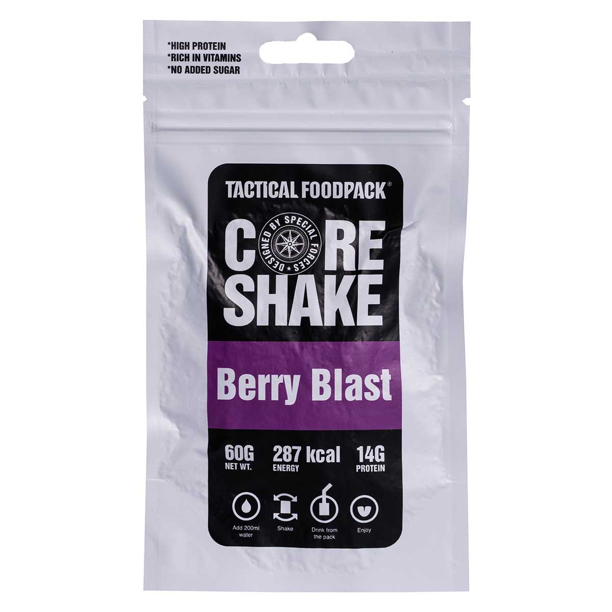 Сублімовані продукти Tactical Foodpack - Core Shake Berry Blast 60 г
