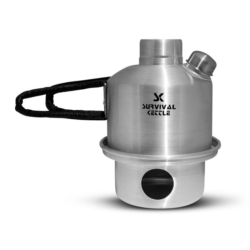 Czajnik turystyczny Survival Kettle Silver Mini - 0,4l