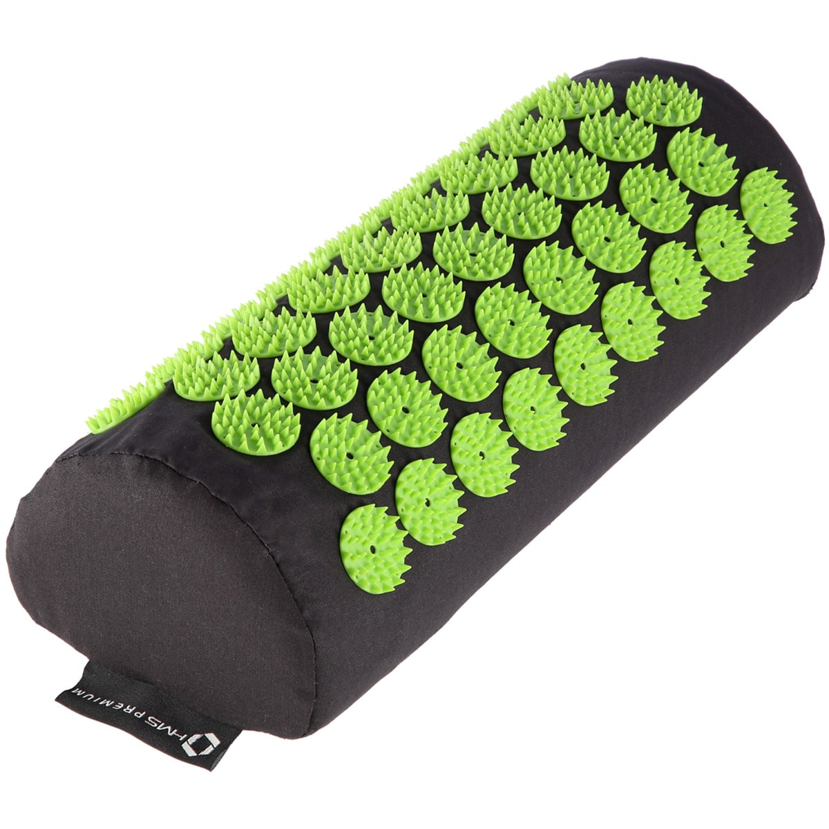 Mata z poduszką do akupresury HMS Premium AKM03 - black/green