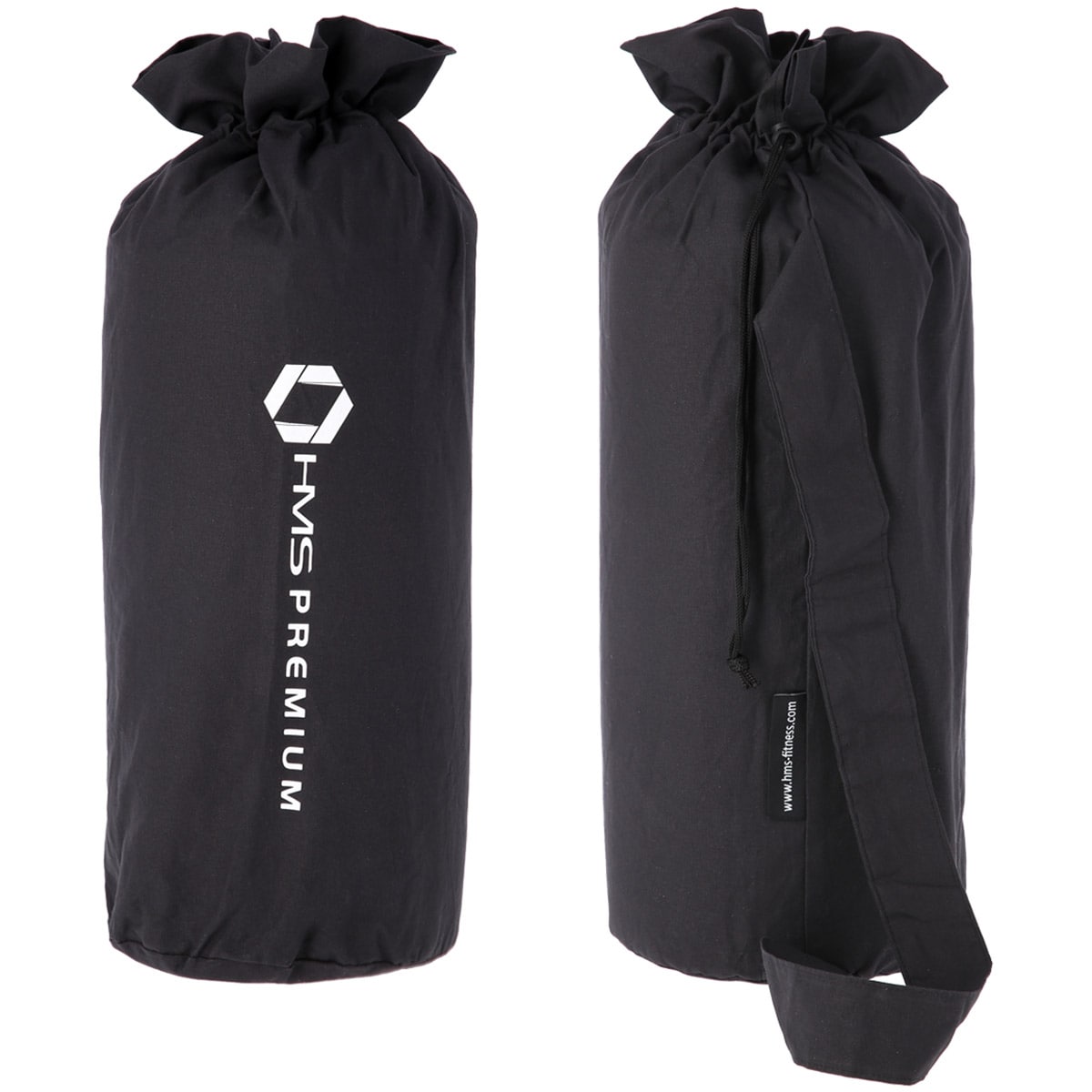 Mata z poduszką do akupresury HMS Premium AKM03 - black/green