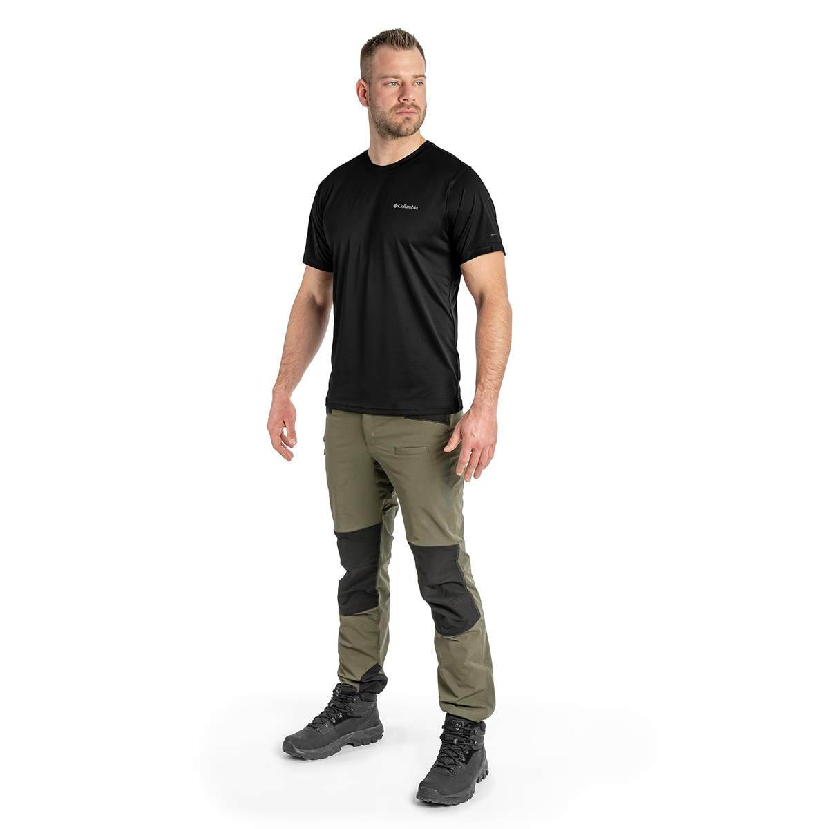 Koszulka termoaktywna Columbia Hike Crew Short Sleeve - Black