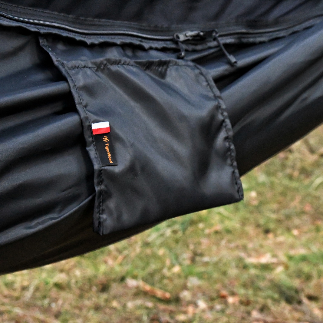 Hamak TigerWood Ważka V1 Black - z moskitierą