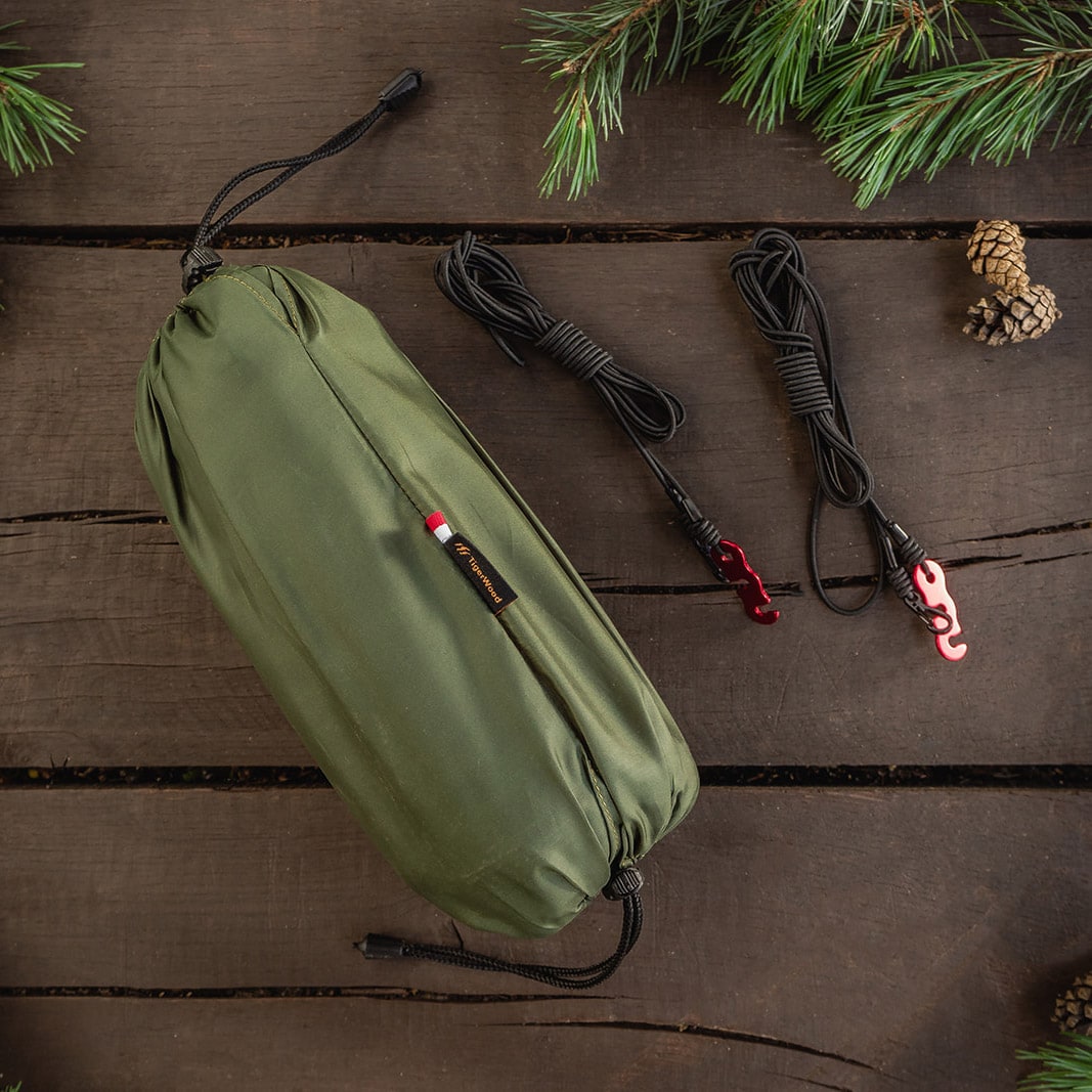 Hamak TigerWood Ważka V1 Long Green - z moskitierą