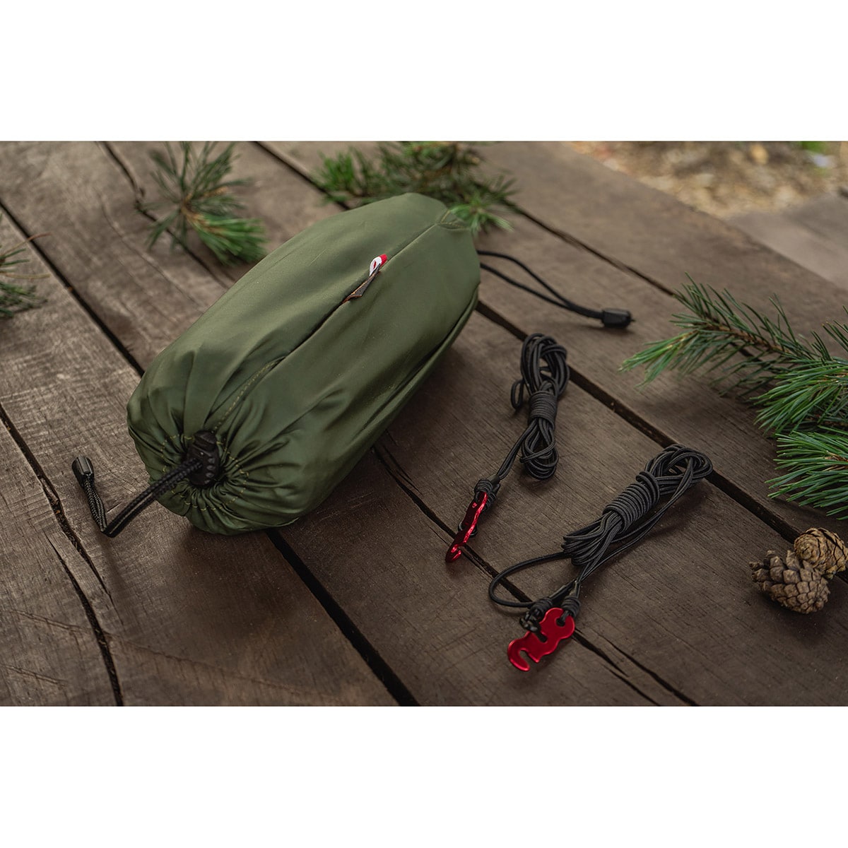 Hamak TigerWood Ważka V1 Long Green - z moskitierą