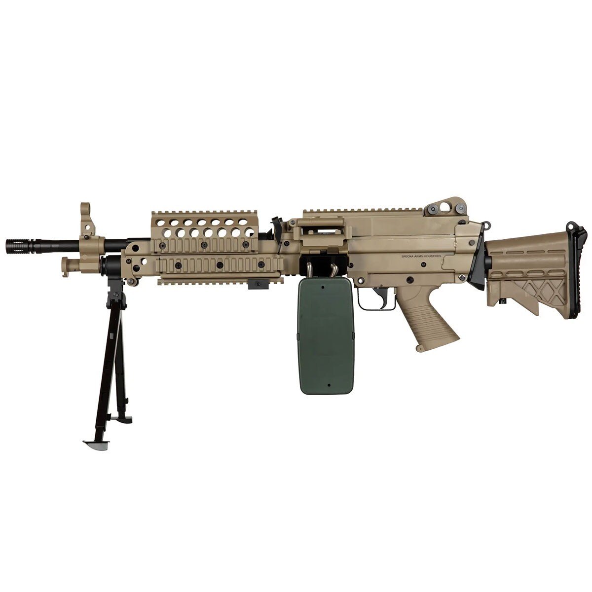 Karabin maszynowy AEG Specna Arms SA-46 EDGE - Tan