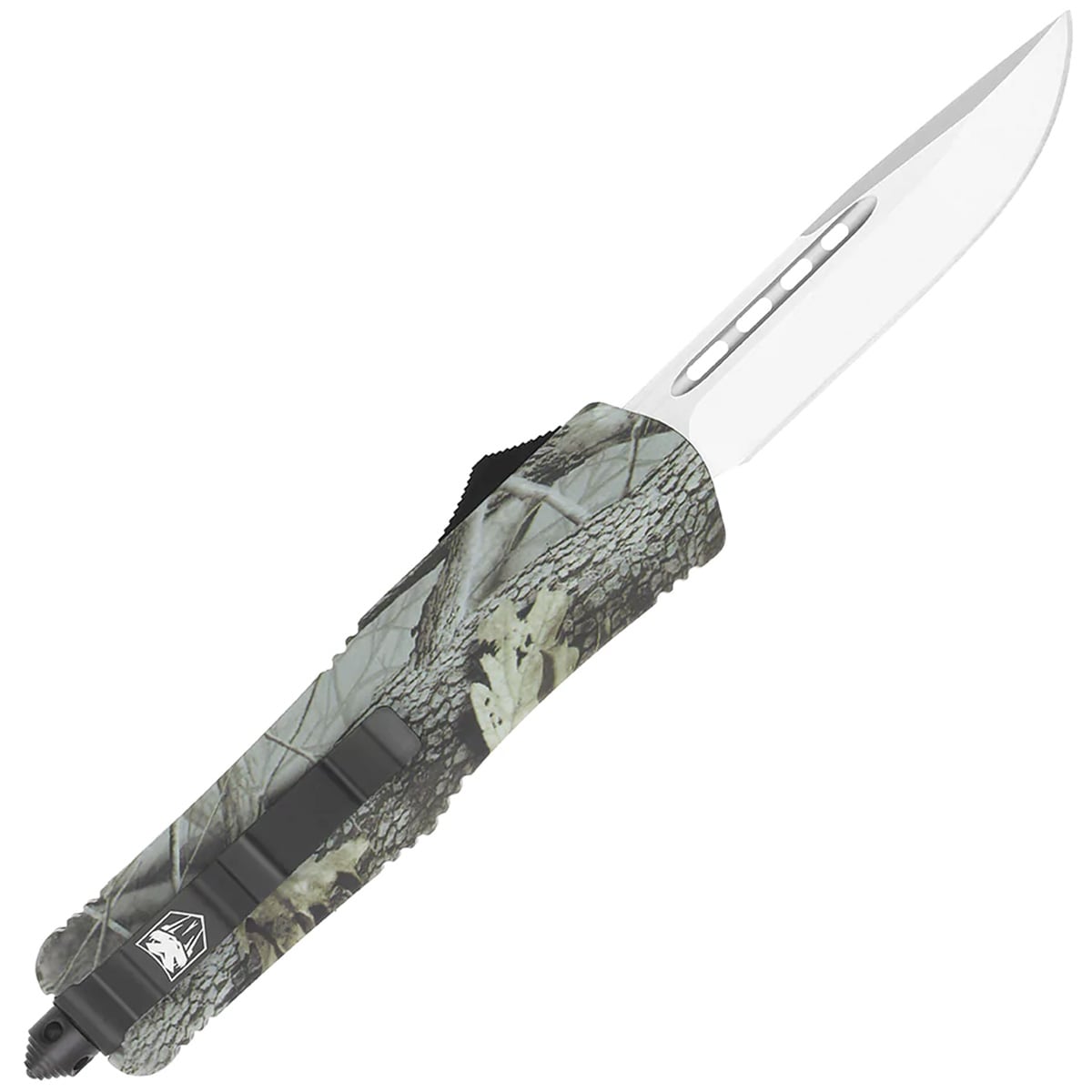 Nóż sprężynowy CobraTec FS-3 Large Drop-Point - Woodland