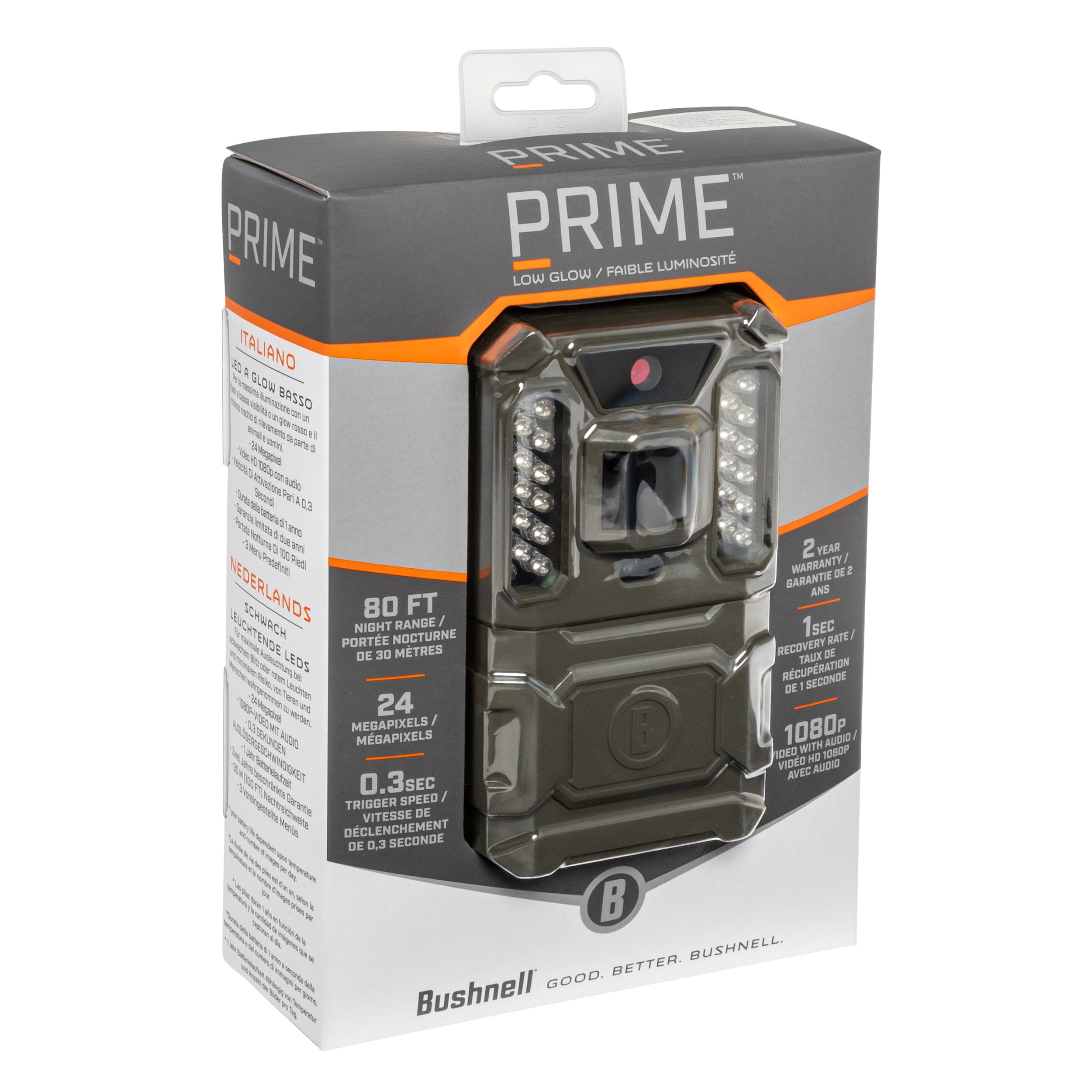 Fotopułapka Bushnell 24MP Prime Low Glow - Tan