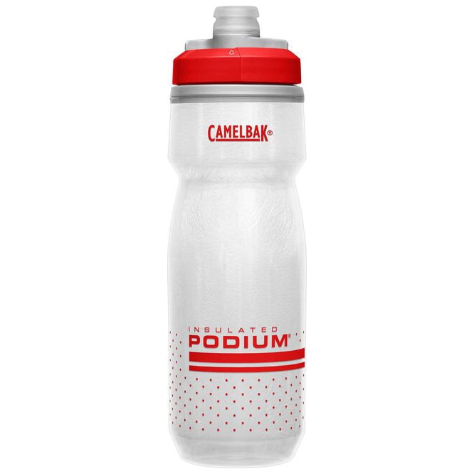 Пляшка Camelbak Podium Chill 0.62л - білий/червоний