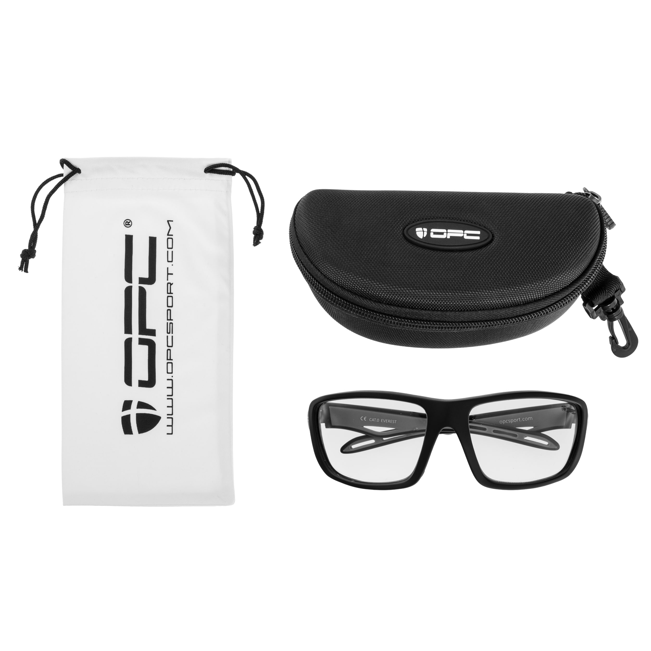Okulary ochronne OPC Sport Everest Blk Mat Clear