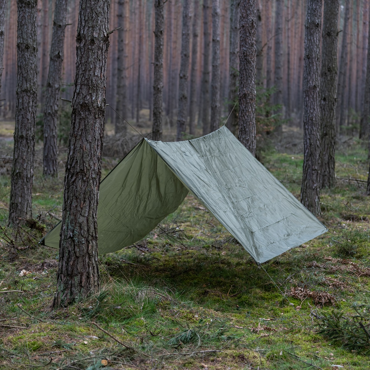 Płachta biwakowa MFH Tarp 3x3 - Olive