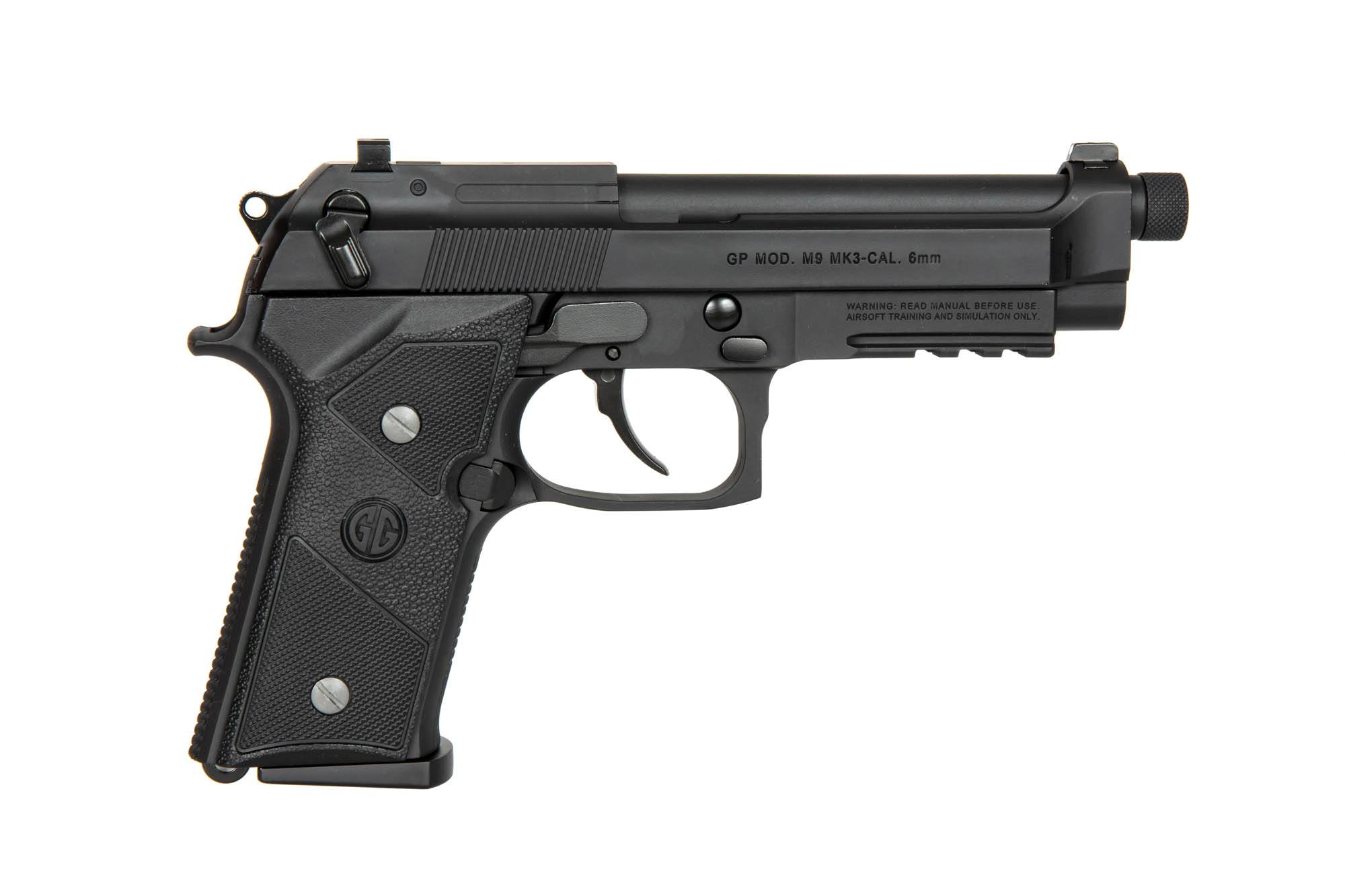 Пістолет GBB G&G GPM9 MK3 - чорний