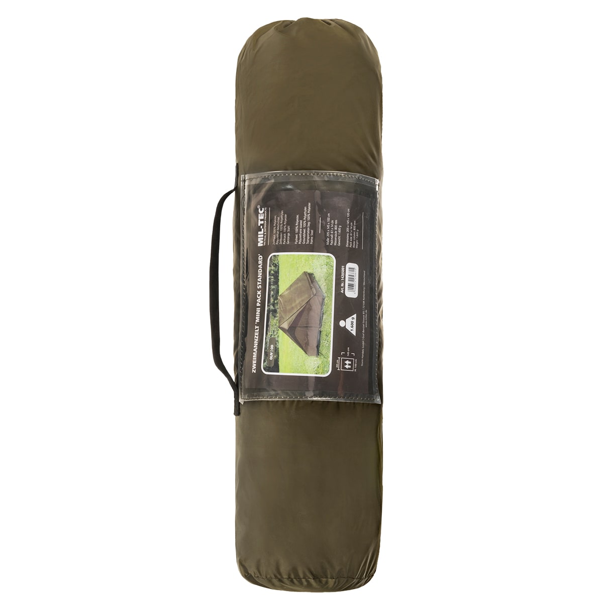 Namiot 2-osobowy Mil-Tec Mini Pack Standard - olive