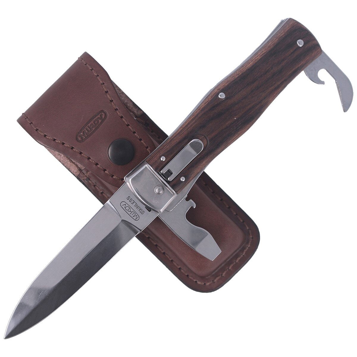 Пружинний ніж Mikov Predator 241-ND-3/KP Wood