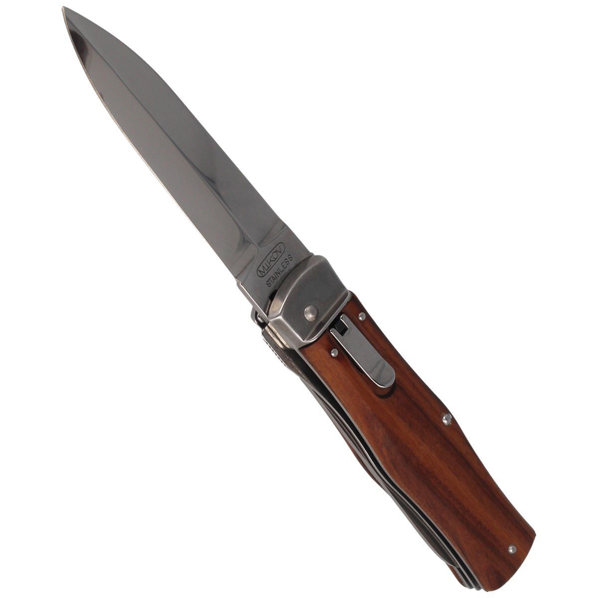 Nóż sprężynowy Mikov Predator 241-ND-2/KP Wood 