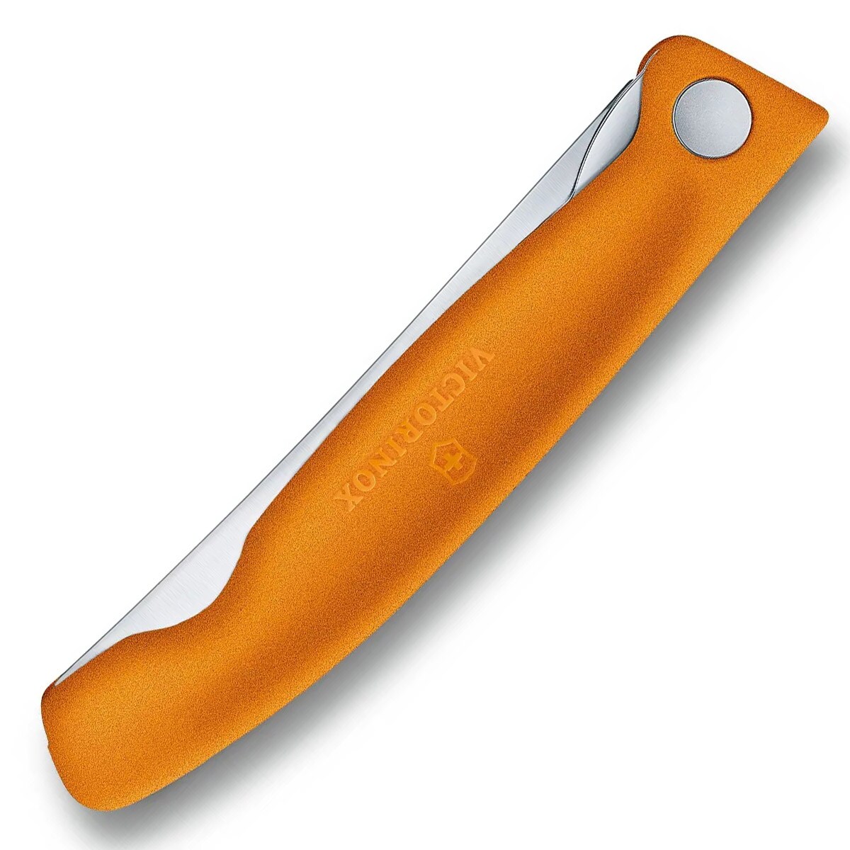 Nóż składany kuchenny Victorinox Orange - ząbkowany z zaokrąglonym czubkiem