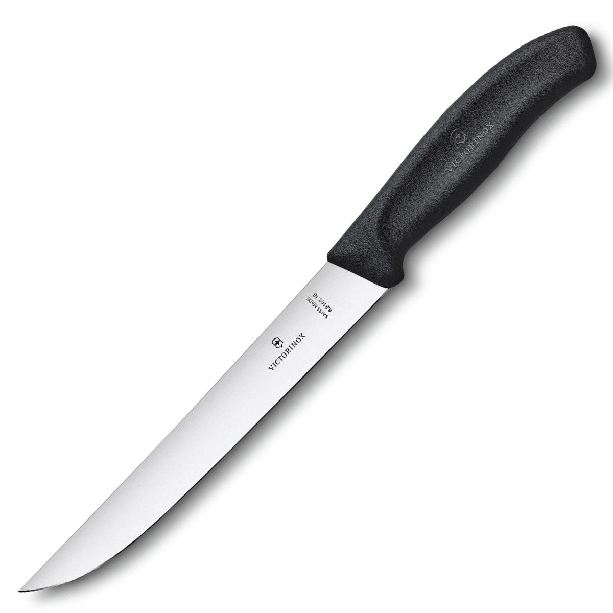 Nóż kuchenny Victorinox Swiss Classic Black - do porcjowania 18 cm