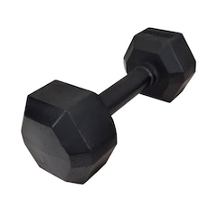 Hantel żeliwny heksagonalny Kawmet 15 kg