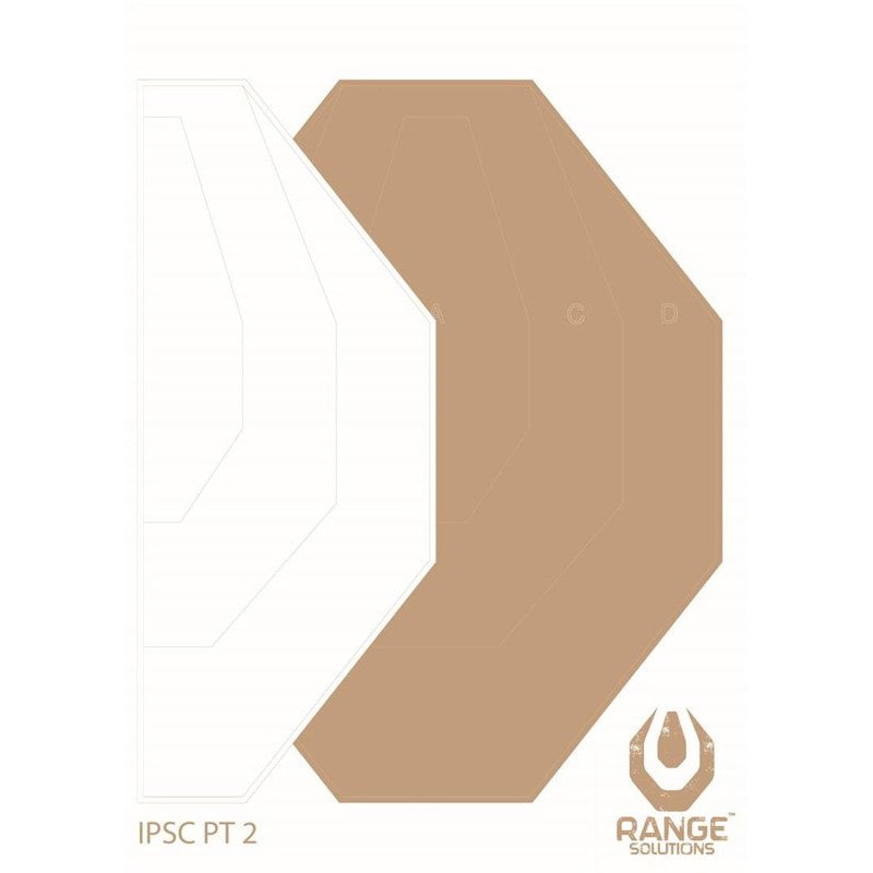 Tarcze strzeleckie Range Solutions IPSC PT2 - 50szt