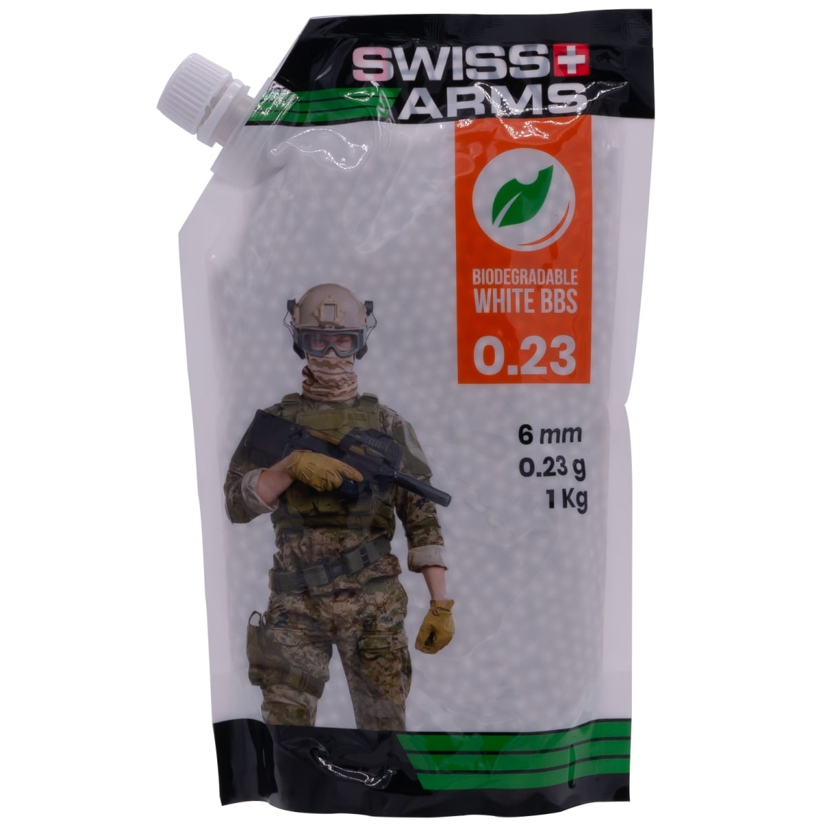 Біорозкладні намистини Swiss Arms Bio 0,23 г ASG - 1 кг