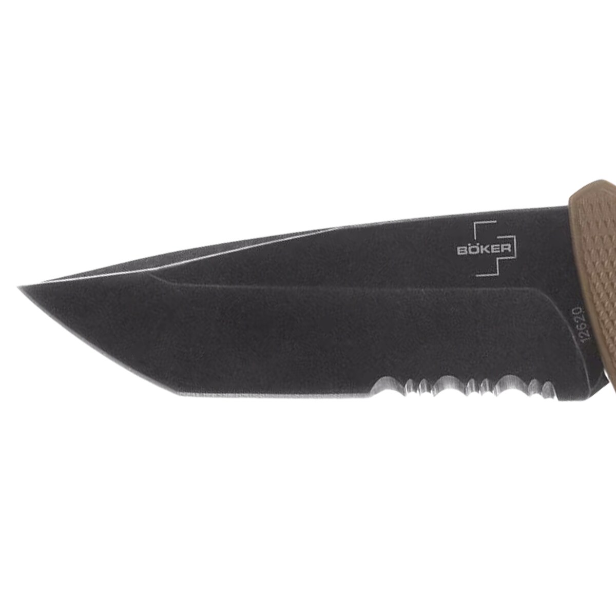 Nóż sprężynowy Boker Plus Strike Tanto - Coyote