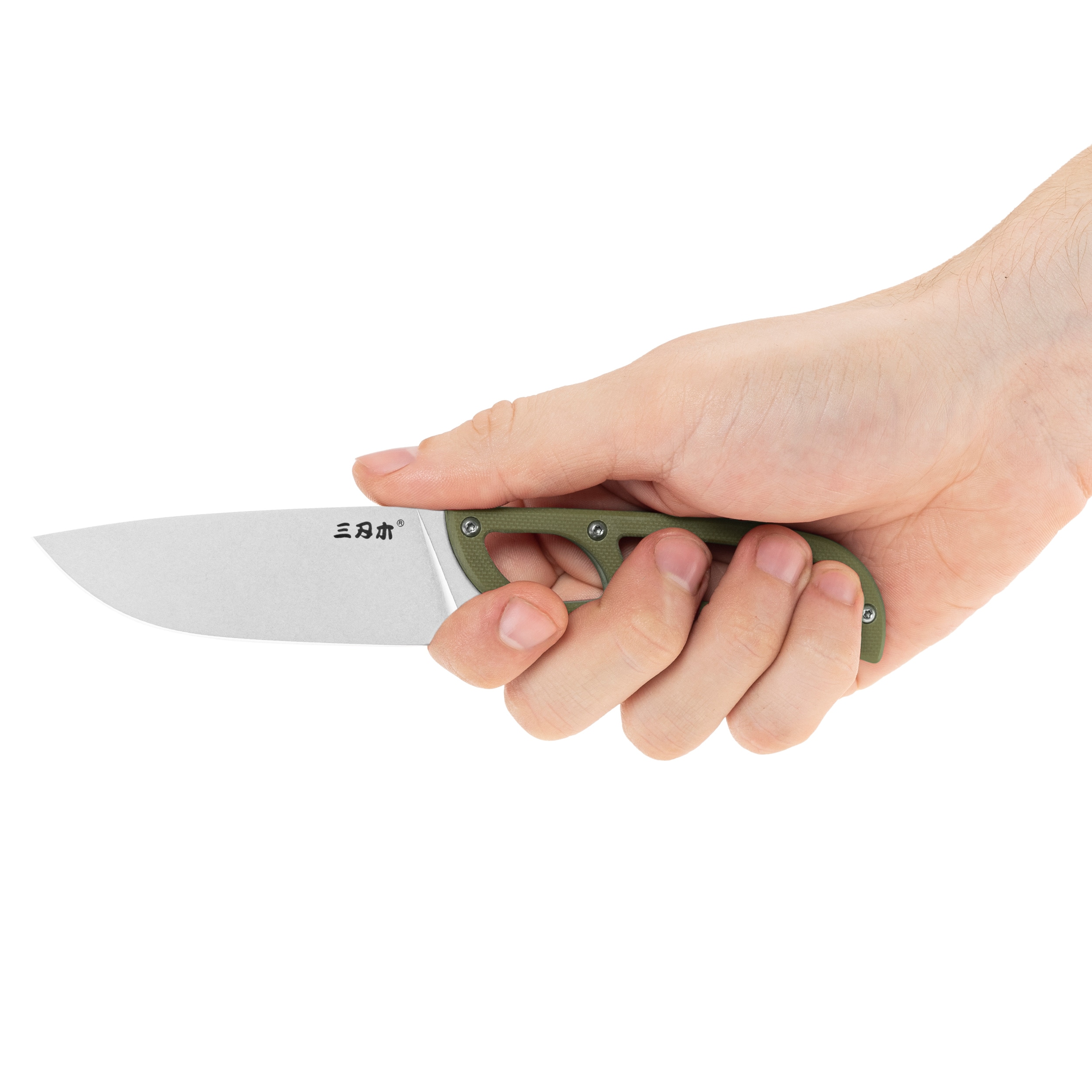 Sanrenmu knife 628-1 - Green