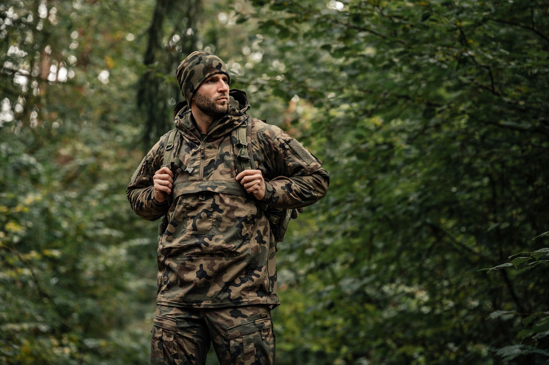 Czapka Helikon-Tex Watch Cap - wz.93 Pantera PL Woodland