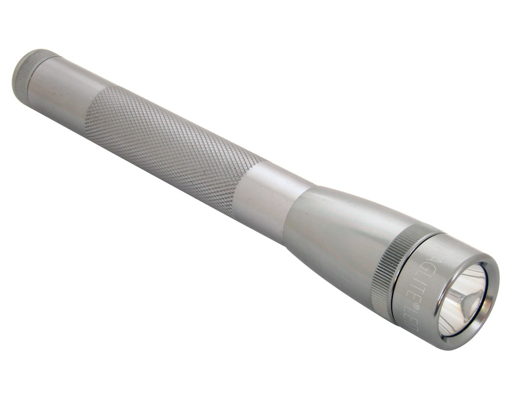 Latarka Maglite Mini LED 2xAA Szara - 68 lumenów