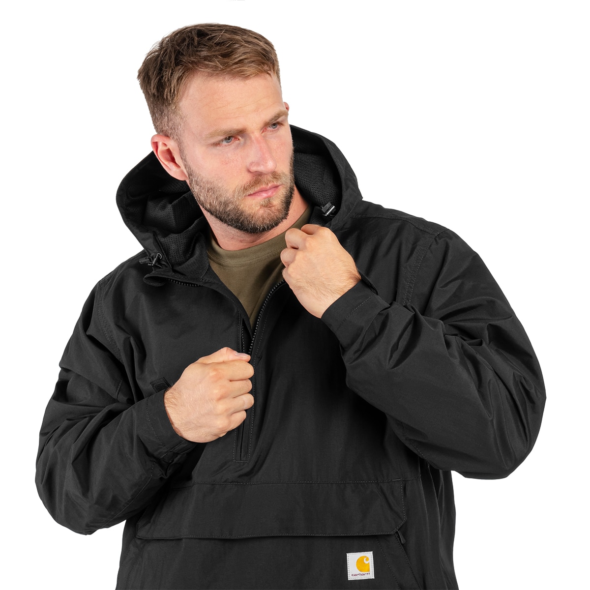 Куртка Carhartt Anorak Rain Defender Lightweight - Black